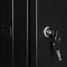 Шкаф настенный 19 дюймов 6U, металлическая дверь, черный GYDERS GDR-66035BM